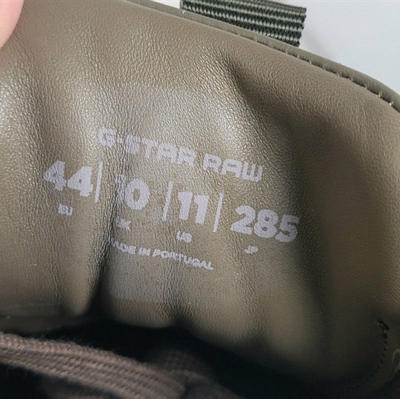 G-Star Raw Men's Rocup-II-LGO-M Sneakers Low-Top Shoes Geen/Orange Size 11 - Picture 11 of 12